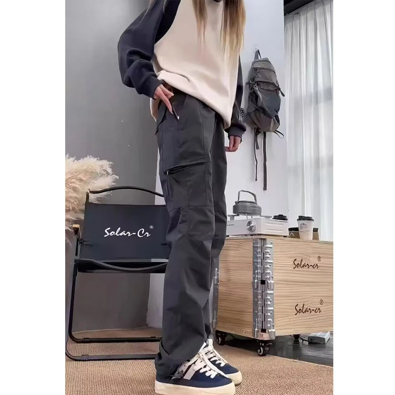 三防暴雨级防水冲锋裤男款美式机能风裤子工装直筒专业徒步登山裤
