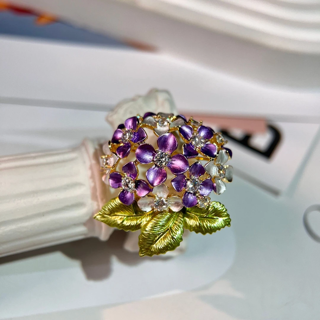 禧娘娘小众手工时尚西服复古大衣胸针-S2861