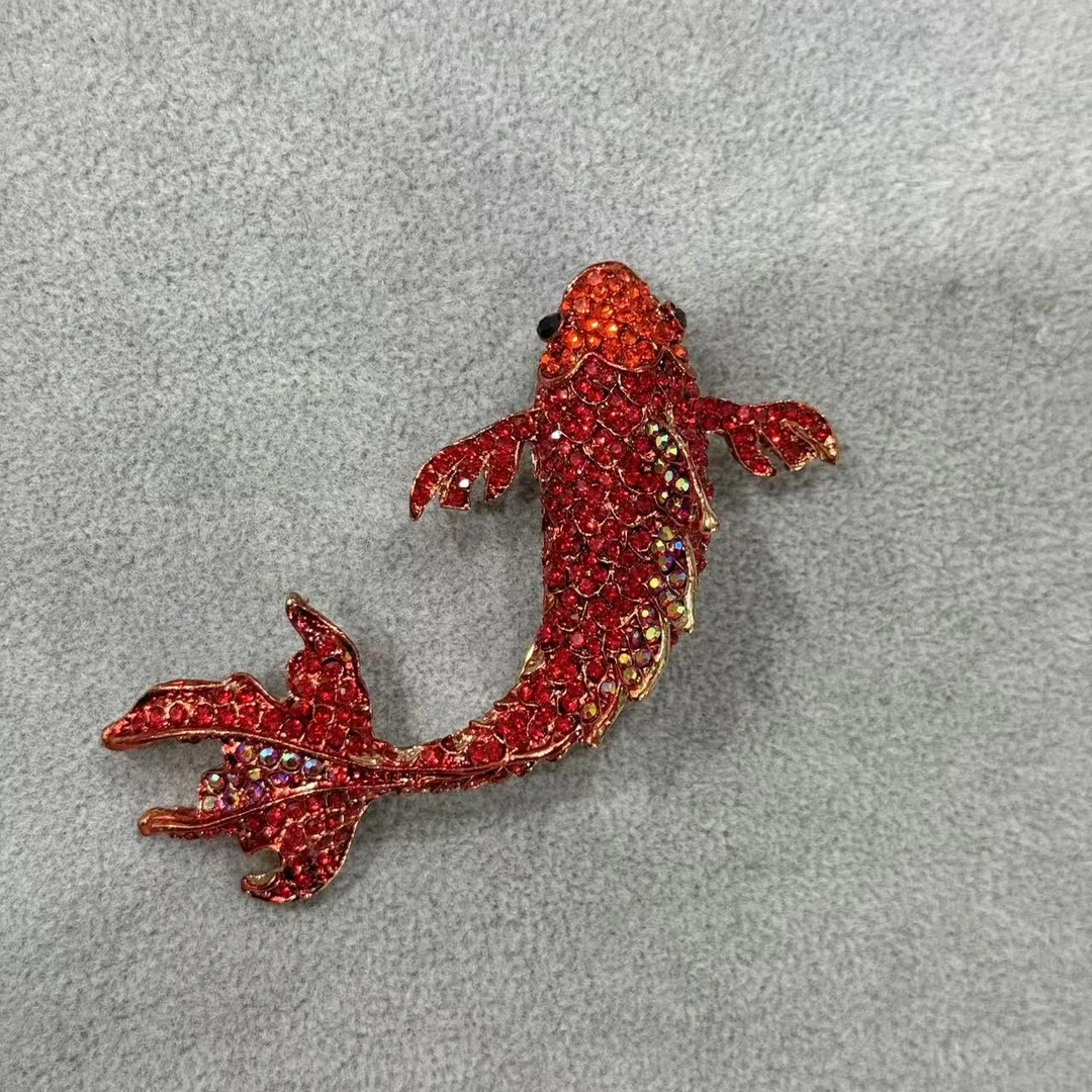 禧娘娘小众手工时尚创意复古大衣胸针-S2991