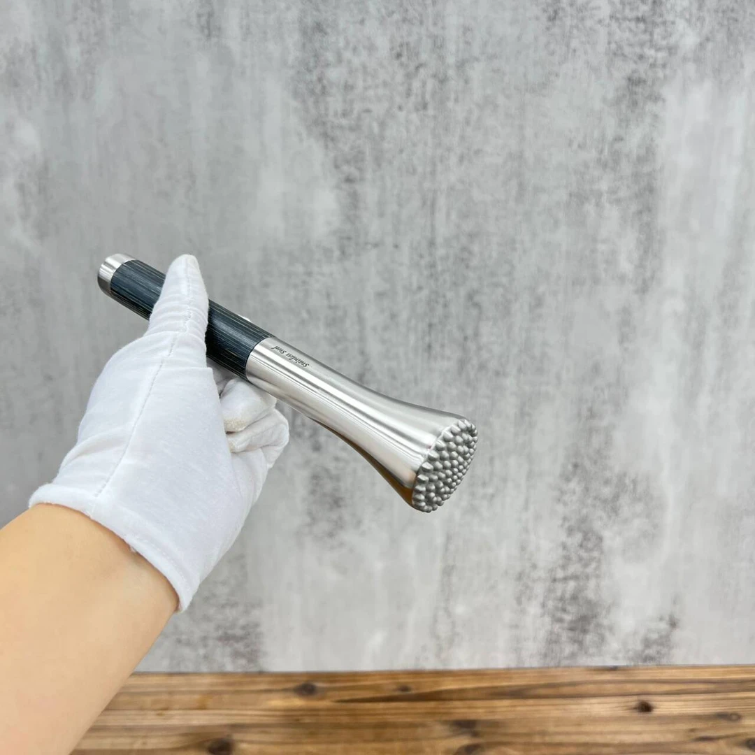 D259 黑彩木冰锤小号碎冰棒捣碎棒手打柠檬茶工具 重约192g