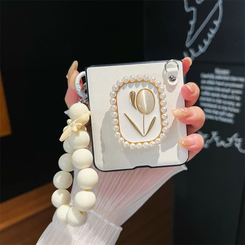 guyo郁金香OPPOFindN3Flip手机壳手提斜挎绳oppo小折叠findn2flip