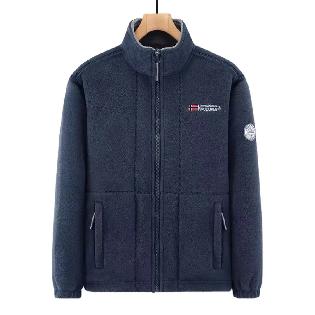 秋冬户外防寒加厚保暖抓绒立领夹克外套（2308）W1224