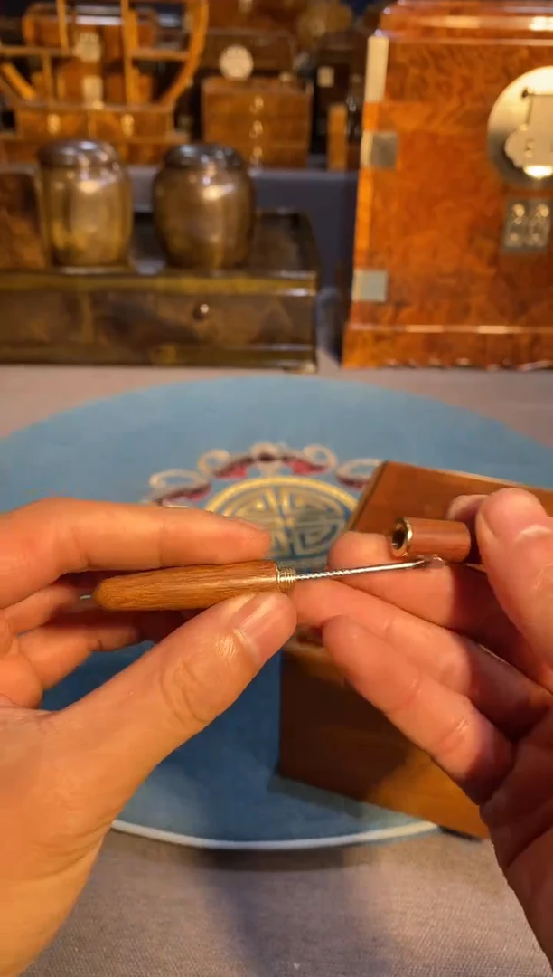 【闪购商品】乌木类成套家具缅花耳勺