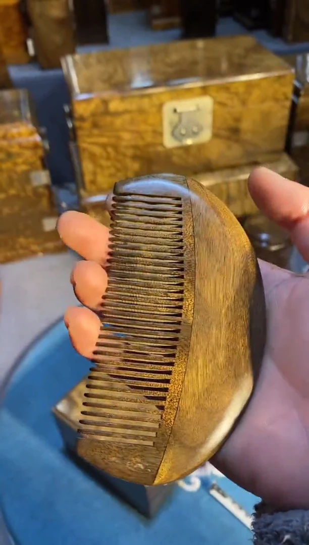 【闪购商品】乌木类成套家具阴沉半月梳