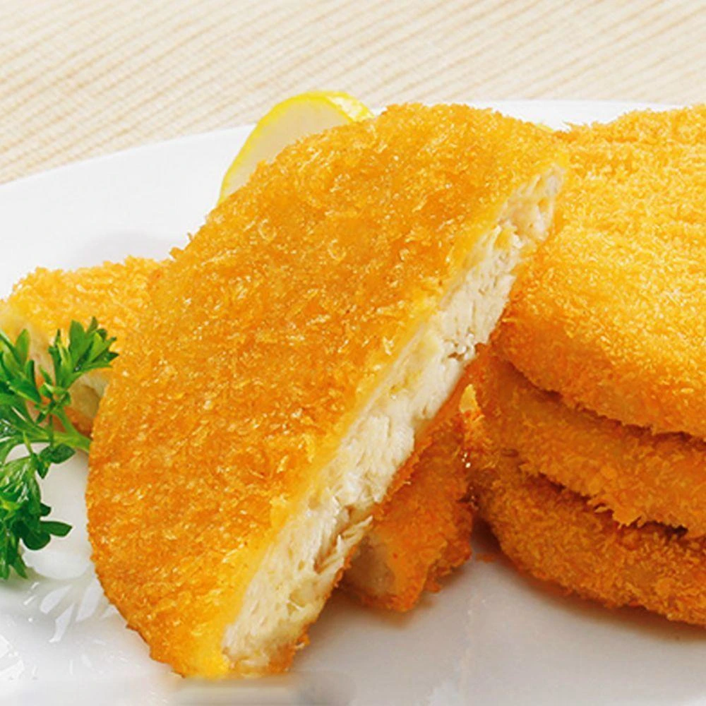 汉堡鸡肉饼炸鸡汉堡肉/鸡排汉堡包/油炸1000克20个/不辣肉糜制品