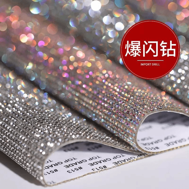 汽车装饰钻石贴车内饰水晶闪钻贴纸车标DIY贴钻个性改装创意用品