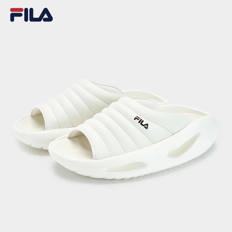 FILA斐乐情侣款【飞船鞋】夏季外穿厚底摩登休闲拖鞋F12W321501F