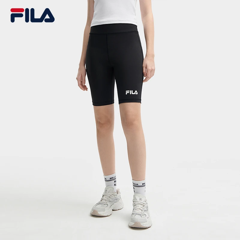 FILA斐乐女士夏季紧身打底裤瑜伽健身休闲运动裤F11W429602F