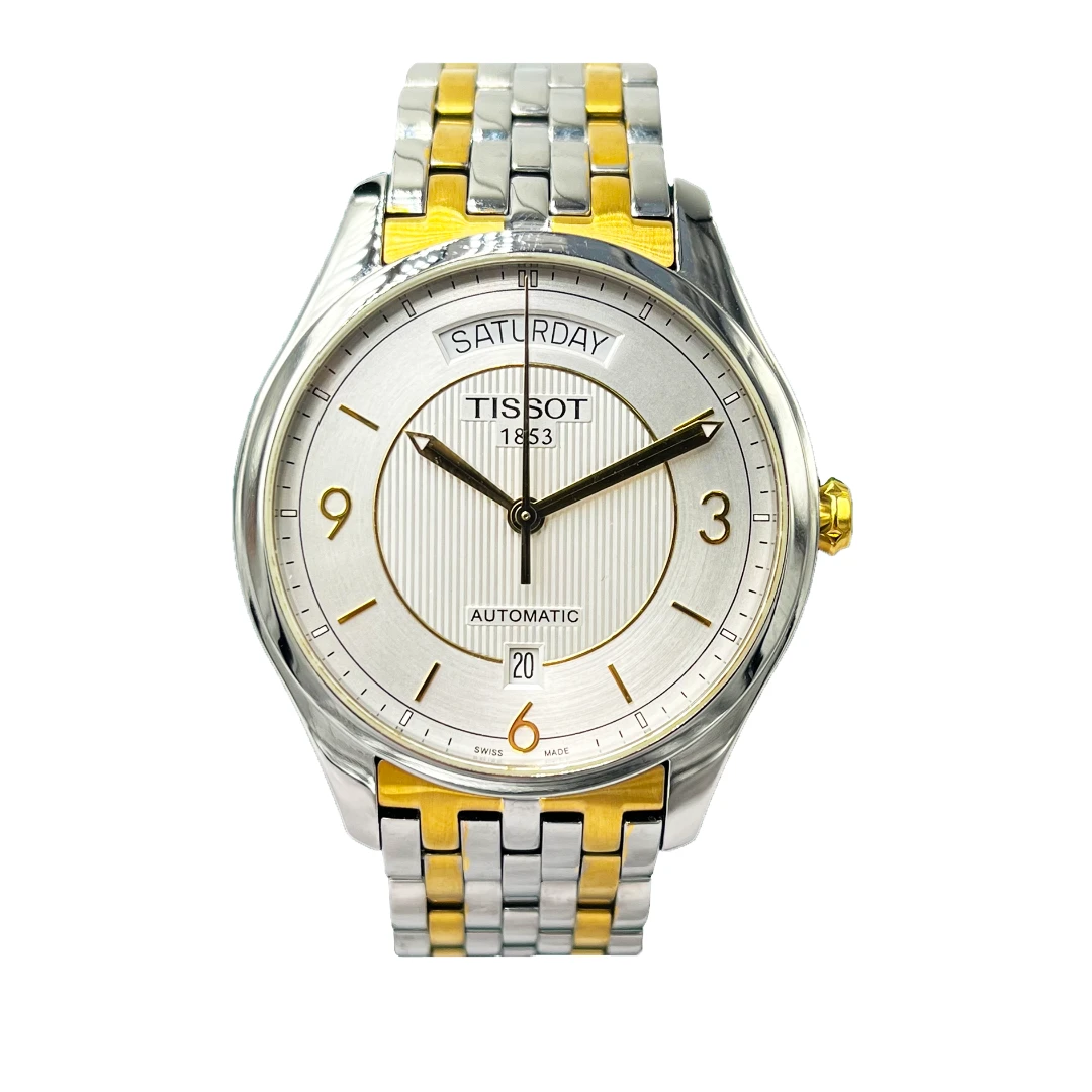 99新 Tissot/天梭 男表/天梭唯意间金钢带/名表