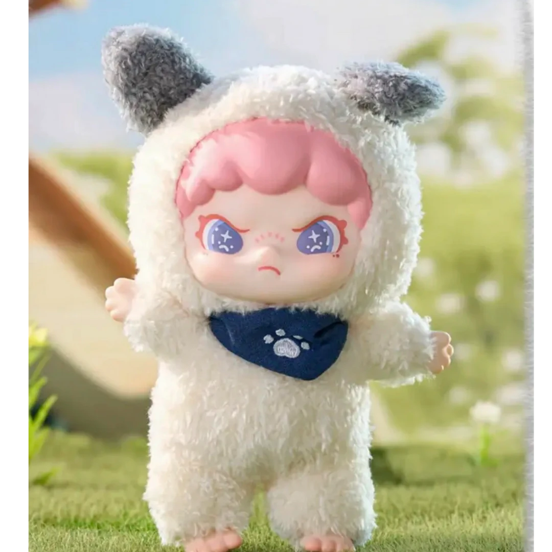DORA茸茸动物所系列搪胶毛绒盲盒公仔挂件玩偶