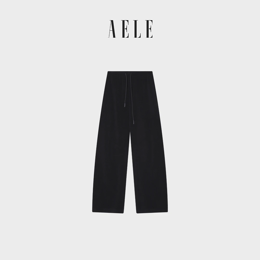 腰头抽绳宽松休闲卫裤弧形香蕉锥形裤    ZM 8855