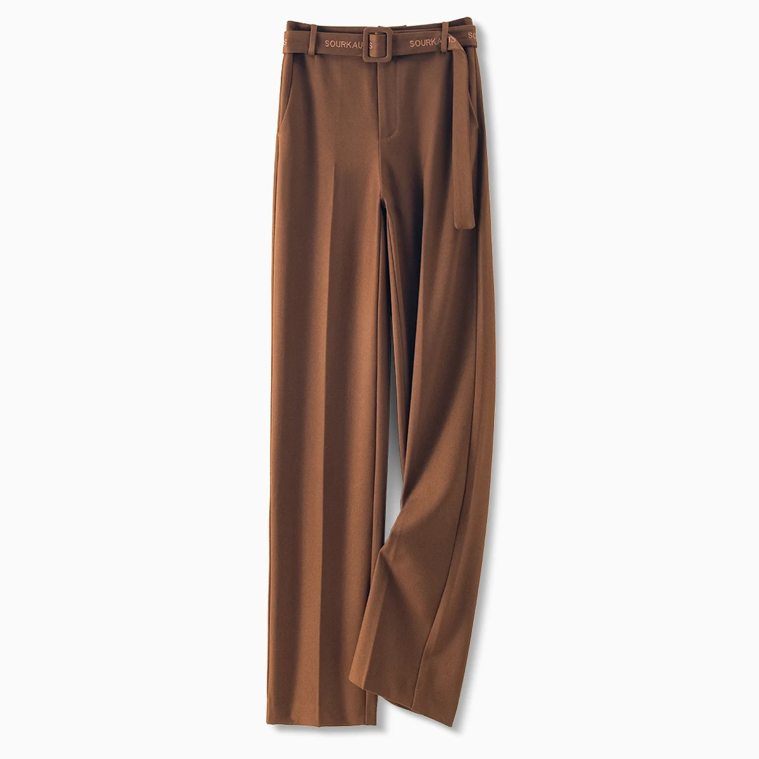 （李总说裤）直筒裤高腰显瘦时尚裤型休闲长裤23801