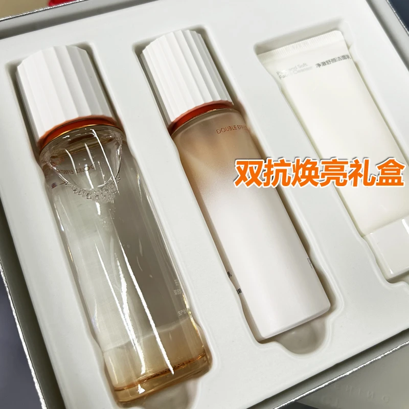 珀I莱I雅双抗焕亮三件套水60ml+乳40g+洁面40g