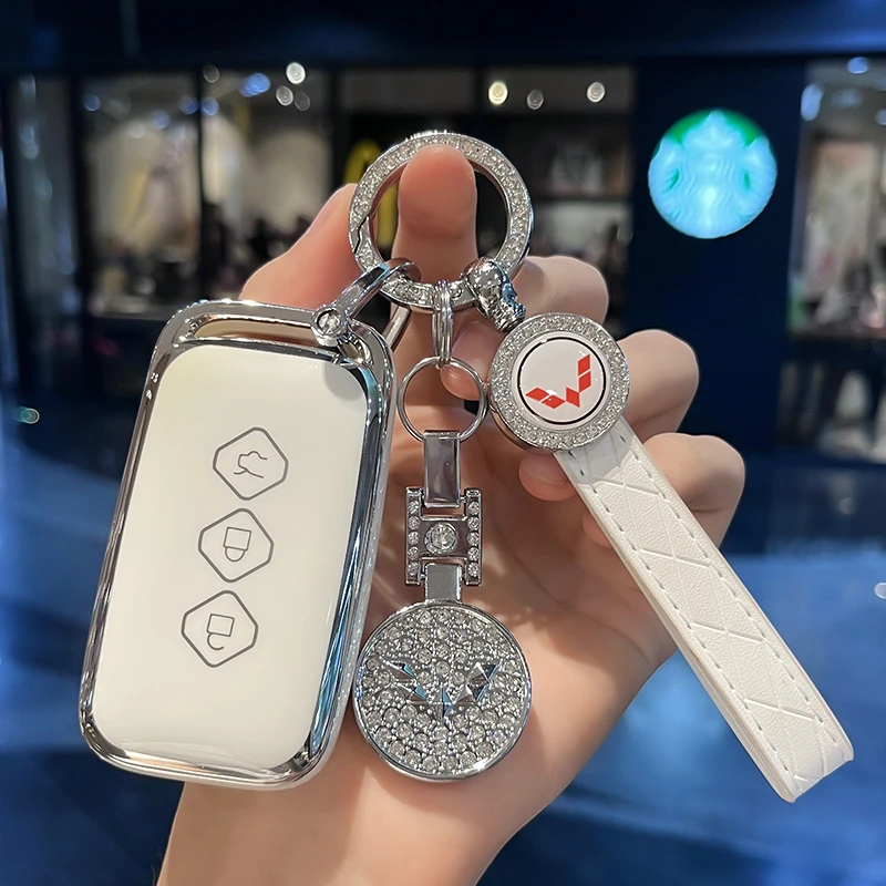 适用于五菱星驰钥匙套五菱星辰佳辰汽车高档包扣保护壳男女2023款