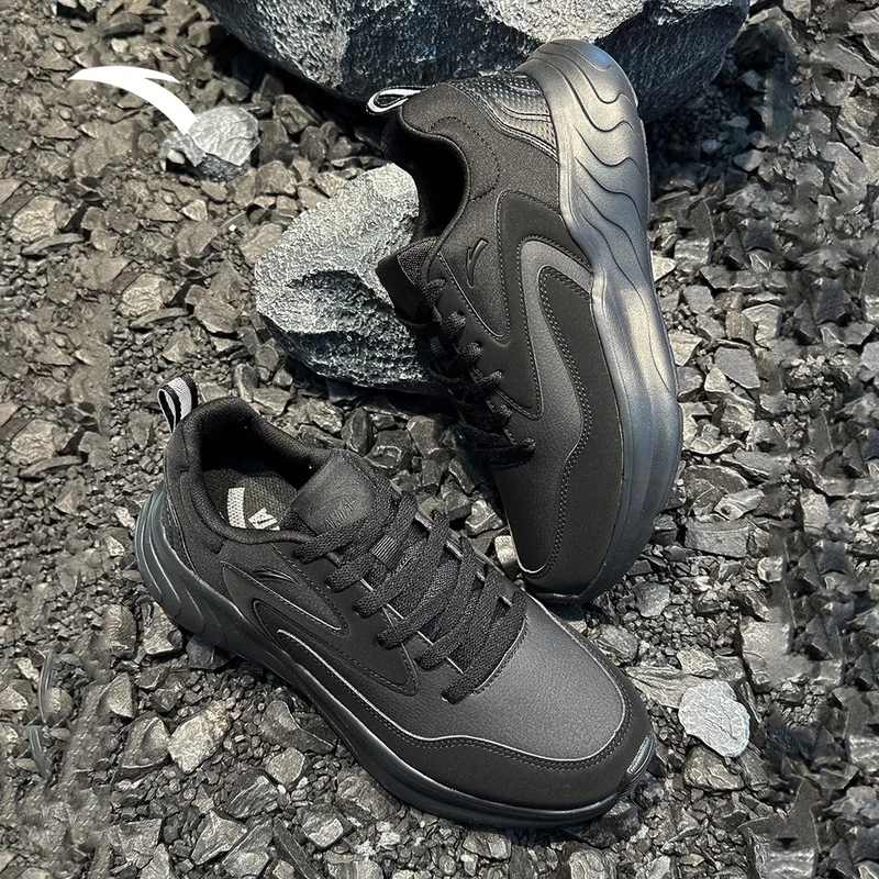 安踏城峦S  秋冬时尚休闲轻便百搭休闲鞋厚底老爹鞋112518814R