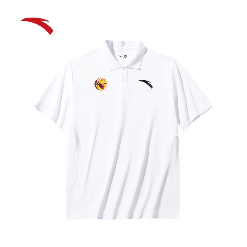 安踏CUBAL联赛装备|翻领POLO运动百搭短T恤152431182-LL