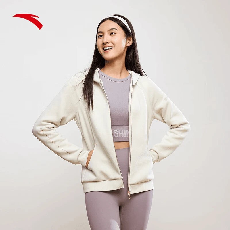 安踏鱼骨外套丨女子显瘦修身挺括弹力保暖运动上衣162437706N-LL