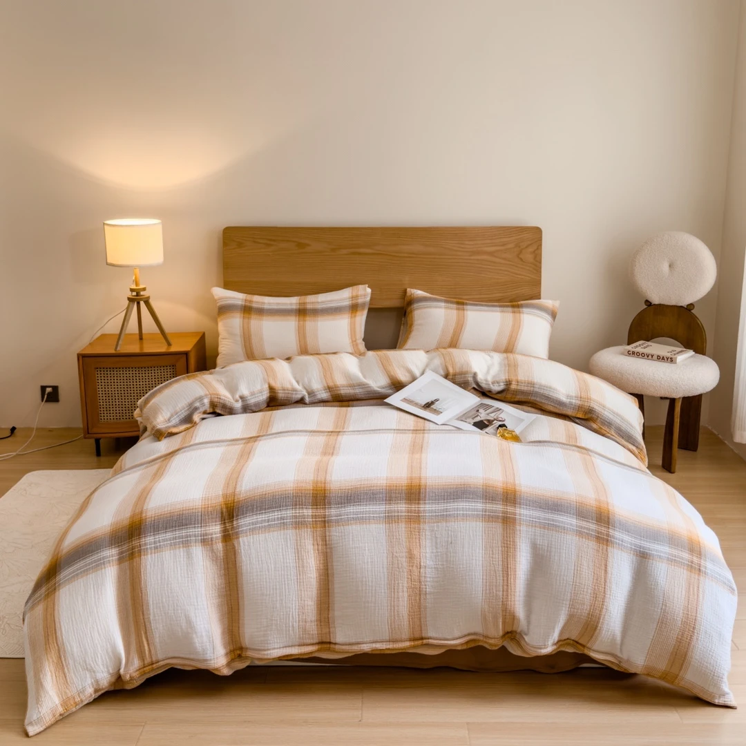 【多层纱被套】 2025年新款100%纯棉全棉高端保暖搭子柔软亲肤必备