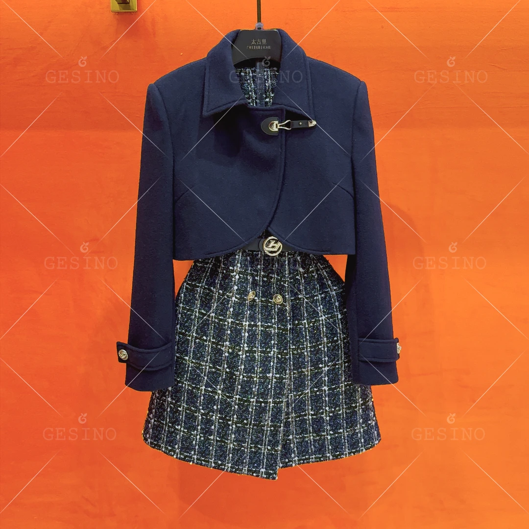 【秀】秋冬高奢限定款|优雅气质轻奢款法式设计外套G-0224