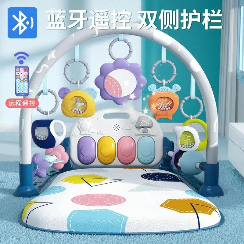 新生婴儿脚踏钢琴健身架器幼儿宝宝小孩音乐益智早教玩具三个月