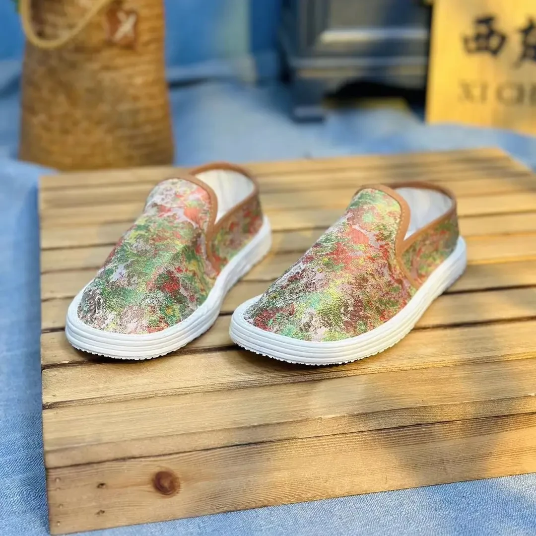 【流光】中国风国潮透气舒适养脚纯手工千层底布鞋民族风女鞋