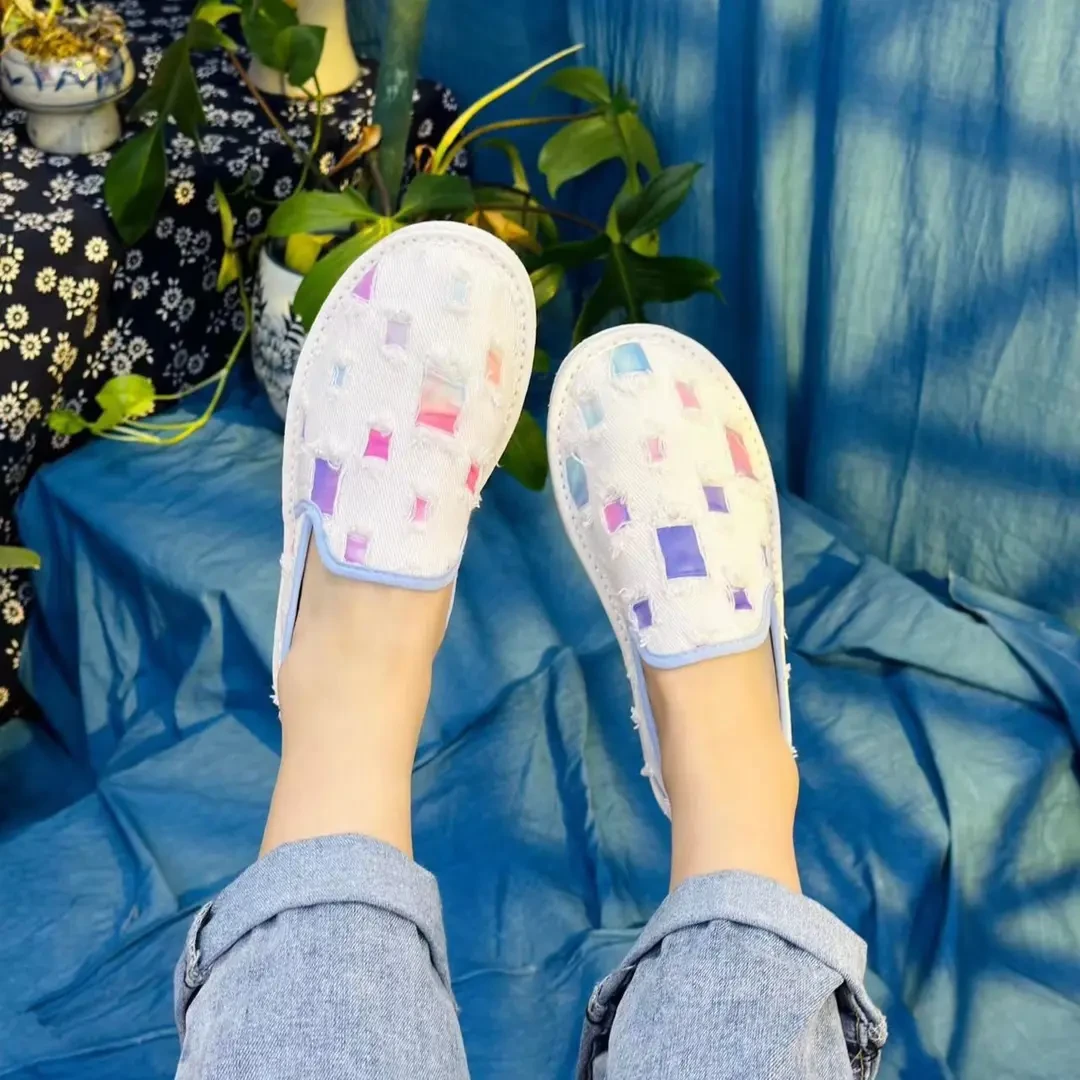 窗（米色-白色）【春季新款-西楚XICHU手工千层底布鞋】