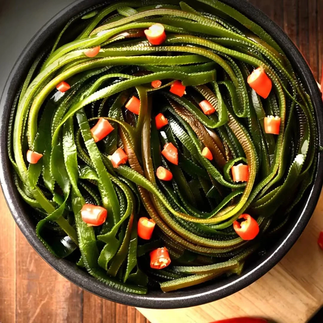 1【老渔推荐】 香辣海带丝 开袋即食  每包40g共15包