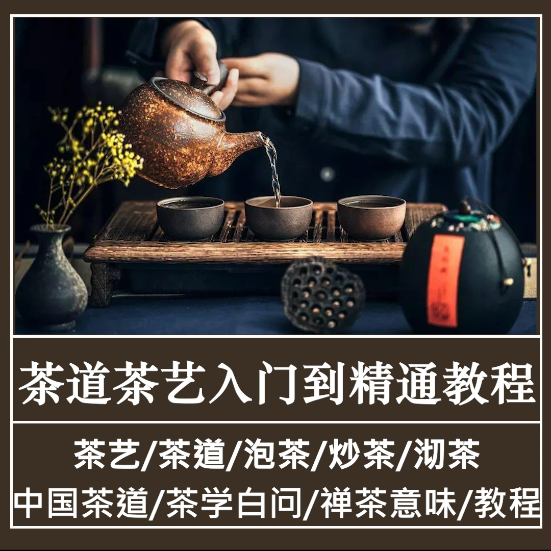 茶艺茶道视频教程培训全套新手入门泡茶师品茶教学零基础自学课程