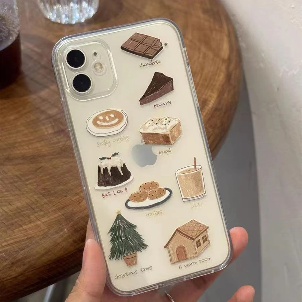 ins秋冬必备甜品树屋15适用iPhone13promax苹果手机壳12全包11女x