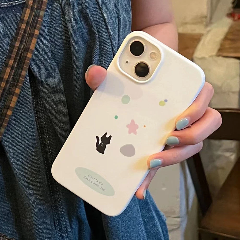 ins可爱星球猫咪xr适用11苹果14ProMax手机壳iPhone13软壳8p女12