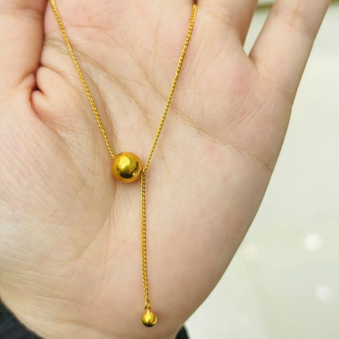 Chow Tai Seng/周大生足金有球必应套链