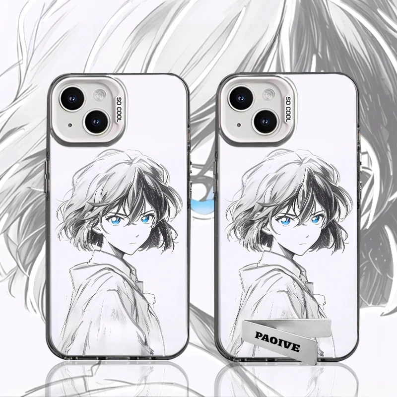 灰原哀适用于创意小众动漫苹果16华为一加oppo小米vivo手机防摔壳