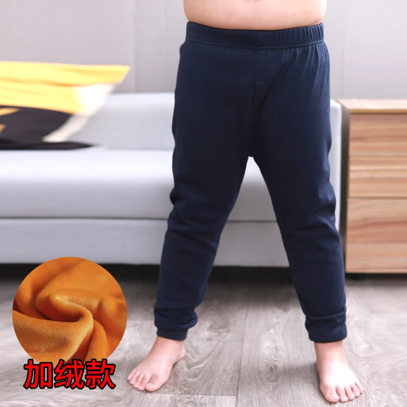 【买一送一】胖男童秋裤加肥加大儿童保暖裤中大童内穿宝宝绒裤加厚