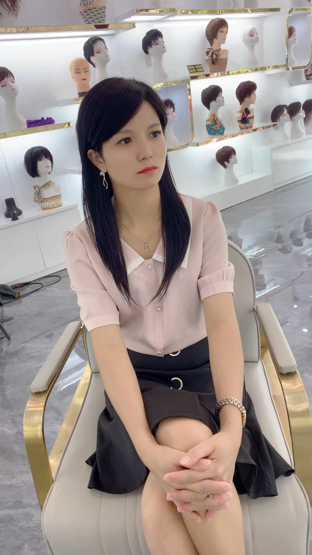 女士全真发套手工递顶透气真发丝辫子发