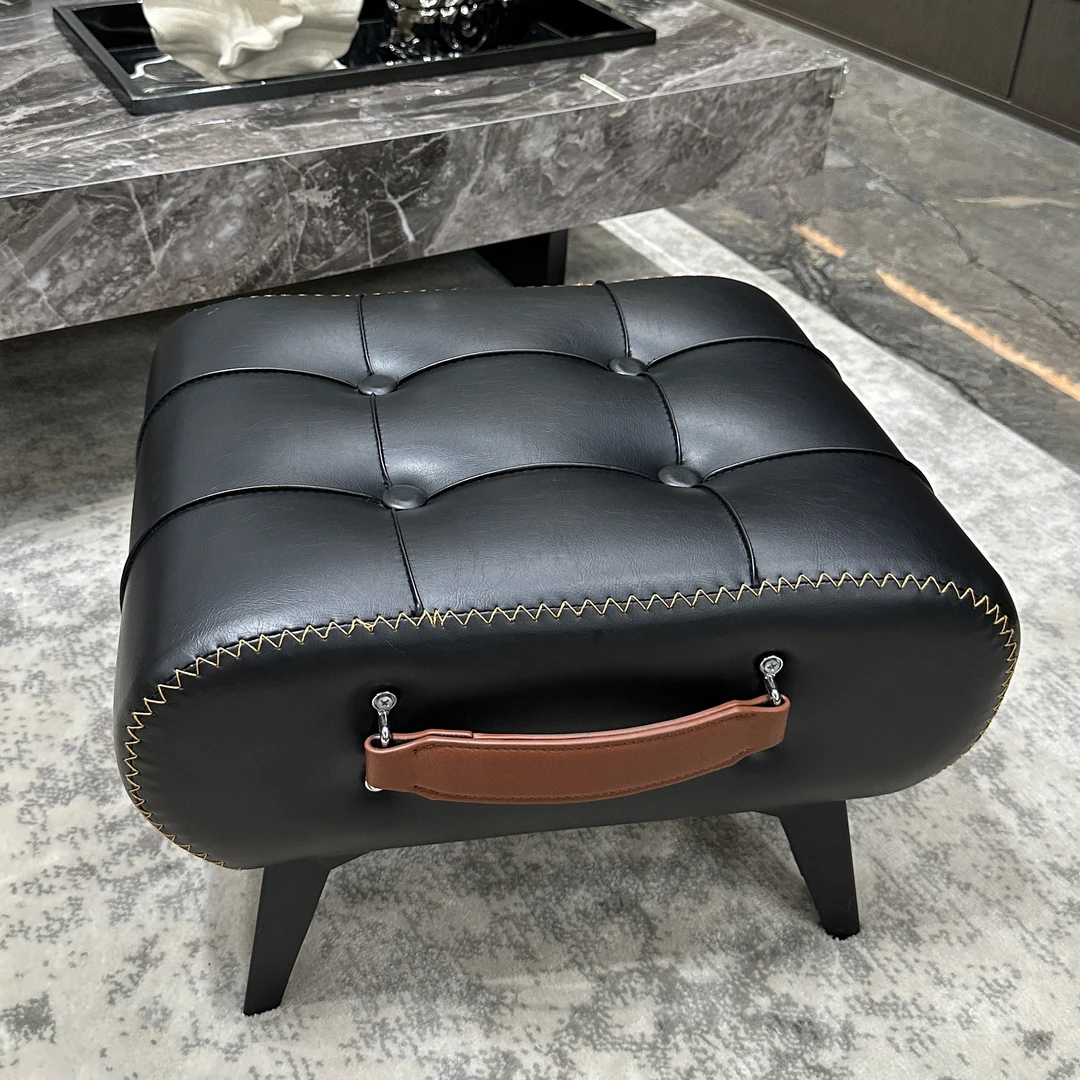 家用门口矮凳手提凳客厅沙发搭脚踏板凳茶几小凳子入户门客厅凳子