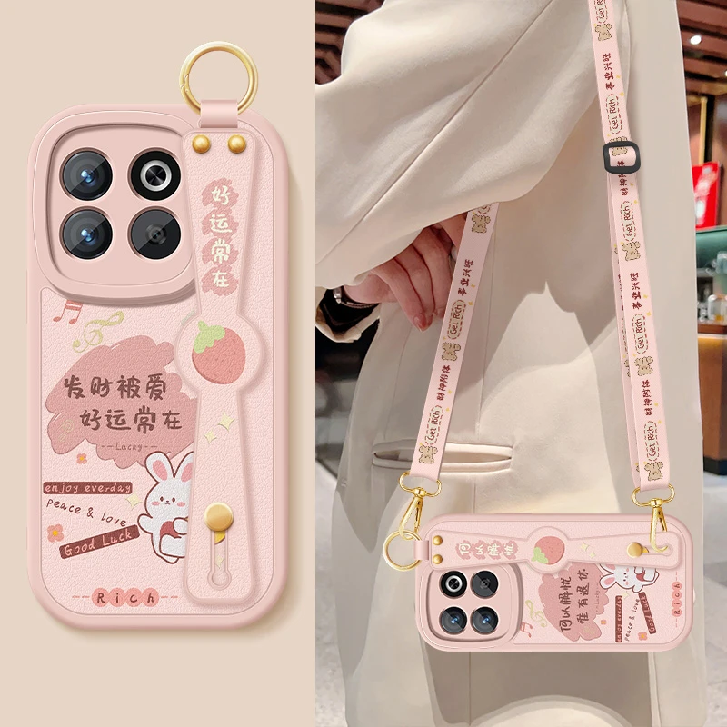 一加ace手机壳1加acepro斜挎腕带ace竞速版全包防摔硅胶软壳女款