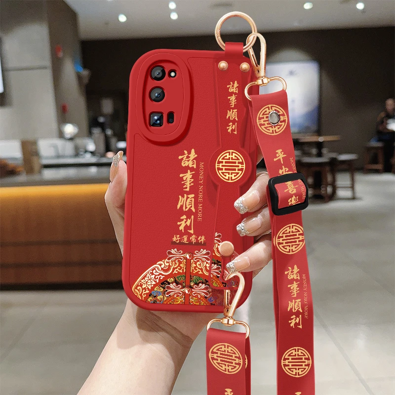 华为荣耀30手机壳30pro+斜挎腕带30青春版全包防摔30s硅胶软壳女