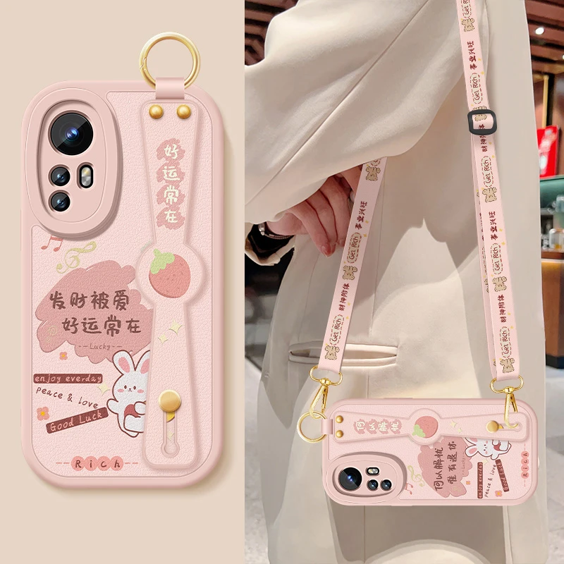 小米12手机壳12x斜挎腕带12pro全包防摔12s保护套12spro硅胶软壳