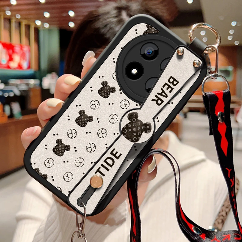 小米红米note14pro+手机壳斜挎挂绳note14全包防摔redmi保护套女