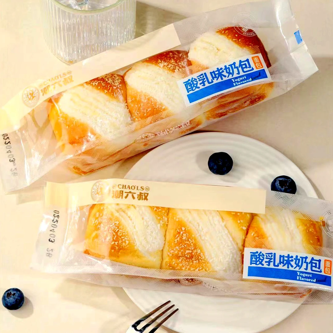 潮六叔豆乳味奶包酸乳味面包早餐饱腹充饥代餐糕点心休闲零食小吃