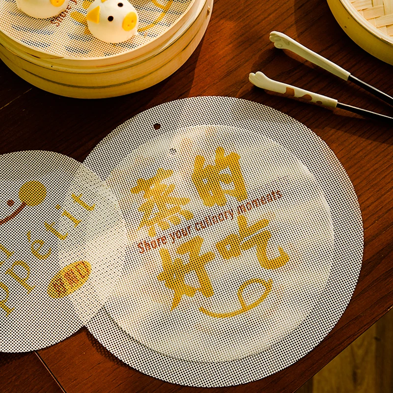 原创不粘硅胶蒸笼垫家用不粘耐用蒸馒头蒸馍蒸锅笼布蒸包子蒸布