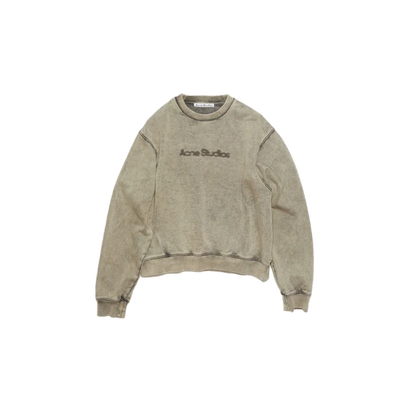 奢邦/Acne Studios Fw23 美式复古模糊徽标运动休闲卫衣