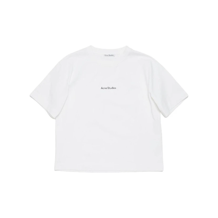 奢邦/Acne Studios 字母徽标圆领休闲短袖T恤 男女同款