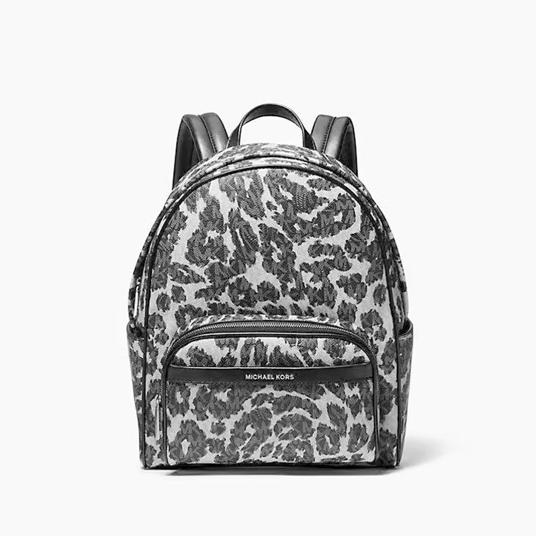 MICHAEL KORS/迈克高仕 MK 专柜款豹纹双肩包时尚背包女 24*32*12