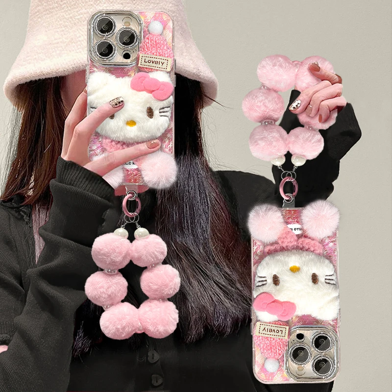 适用于苹果/oppo可爱kt猫手机壳华为个性小众vivo松弛感网红爆款