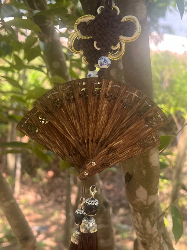 奇楠沉香原材料扇子多样性发一把