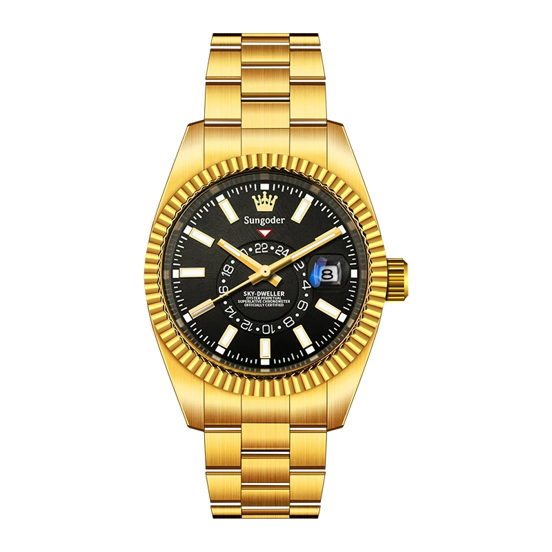 {中东版顶奢}纵航者系列男士机械腕表