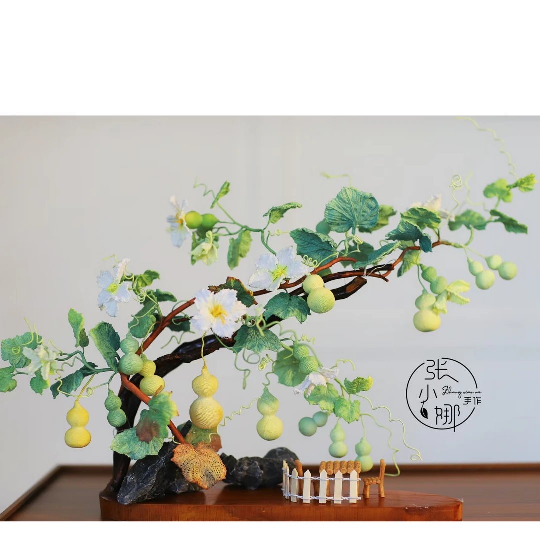 微钩葫芦藤材料包手工DIY钩织材料