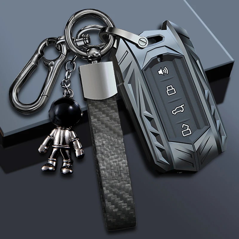 适用坦克300钥匙套22款新标TANK挑战征服者赛博魏派汽车壳包500扣