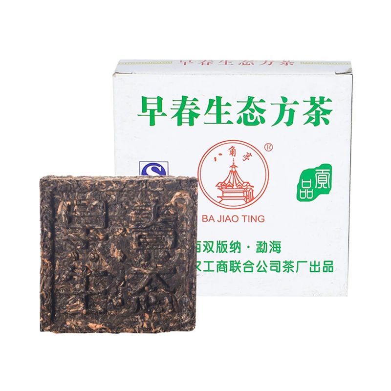 2006年 八角亭 早春乔生态小方砖 普洱茶 生茶 100克/砖